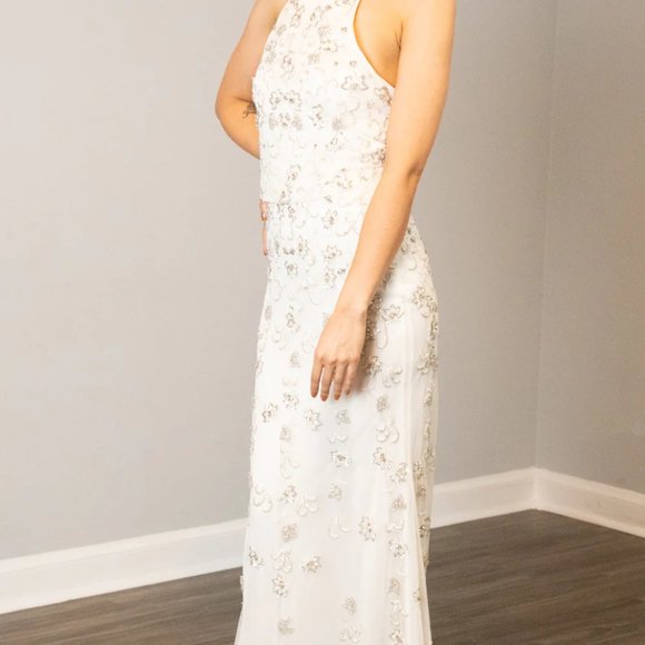 Lotus Threads NWT Wedding Dress 62234 - Never Worn, Ivory with lots of Jewels, 4 - Picture 9 of 11